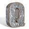Galvanized Metal Letters for Wall Decor 3D Letter Q for Hanging or Freestanding Unique Blend of Rustic Vintage Western and Industrial Styles Fits for Living Room Lobby Kitchen Bedroom Decoration